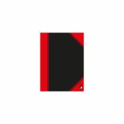 Bantex 100302833 Notizbuch A6 96 Blätter Schwarz, Rot 