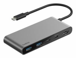 Belkin Connect USB Typ-C 5000 Mbit/s Grau 