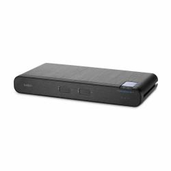 Belkin Universal 2nd Gen Secure Tastatur/Video/Maus [KVM]-Switch Rack-Einbau Schwarz 