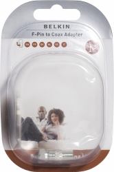 Belkin F-PIN M/F adapter F-TYPE M/COAX-F 