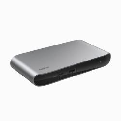 Belkin INC013VFSGY Schnittstellen-Hub Thunderbolt 4 40000 Mbit/s Schwarz, Grau 