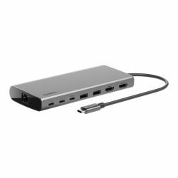 Belkin INC015BTSGY-CZ laptop-dockingstation & portreplikator Kabelgebunden USB 3.2 Gen 1 [3.1 Gen 1] Type-C Aluminium 