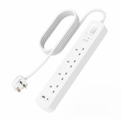 Belkin Connect Weiß 4 AC-Ausgänge 2 m 