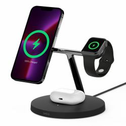 Belkin WIZ017vfBK Kopfhörer, Smartphone, Smartwatch Schwarz AC Kabelloses Aufladen Schnellladung Drinnen 