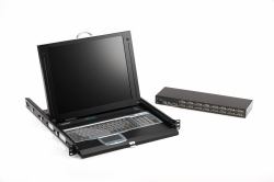 Black Box ServTray Konsolenregal 43,2 cm [17"] 1280 x 1024 Pixel Schwarz 1U 