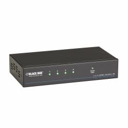 Black Box VSP-HDMI1X4-4K Kabelspalter oder -kombinator Kabelsplitter Schwarz 