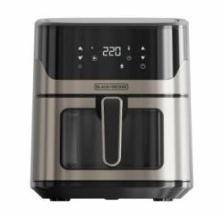 Black &amp; Decker Black & Decker BXAF6500E Einzelbild 6,5 l Eigenständig 1600 W Low Fat Fritteuse Schwarz, Grau 