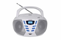 Blaupunkt BB7-WH Tragbares Stereosystem Digital 2,4 W FM Grau Playback MP3 