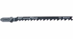 Bosch 2 608 630 058 Sägeblatt für Stichsägen, Laubsägen & elektrische Sägen Stichsägeblatt Hartstahl [HCS] 5 Stück[e] 