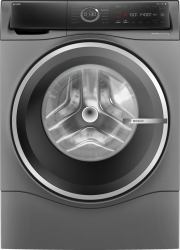 Bosch Serie 8 WNC254AS0 Waschtrockner Freistehend Frontlader Edelstahl 