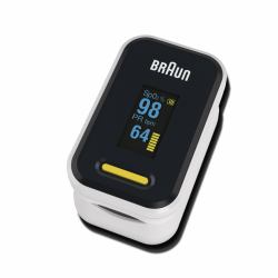Braun YK-81CEU Pulsoximeter Schwarz, Edelstahl 