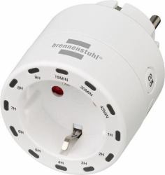 Brennenstuhl Electrical Timer White - Warranty: 12M