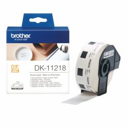 Brother DK-11218 Druckeretikett Weiß 