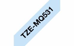 Brother TZEMQ531 Etiketten erstellendes Band Scwarz auf blau TZe 