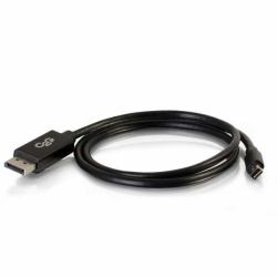 C2G 2m Mini DisplayPort / DisplayPort M/M Schwarz 