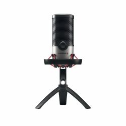 CHERRY UM 6.0 ADVANCED Schwarz, Silber Tischmikrofon 