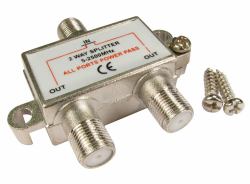 Cables Direct 2FCONN-SPLITTER Kabelspalter oder -kombinator Silber 