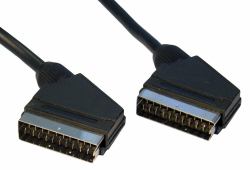 Cables Direct 1m SCART 1m SCART [21-pin] SCART [21-pin] Schwarz SCART-Kabel 