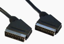 Cables Direct 2SS-01-075 SCART-Kabel 0,75 m SCART [21-pin] Schwarz 