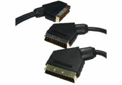 Cables Direct 2SS-102 Kabelspalter oder -kombinator Kabelsplitter Schwarz 