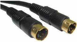 Cables Direct 2VV-03 S-Videokabel 3 m Schwarz 