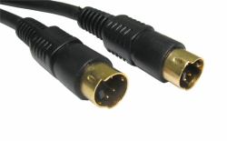Cables Direct S-Video 20m S-Videokabel S-Video [4-pin] Schwarz 