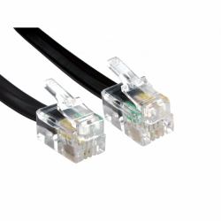 Cables Direct 88BCD-102K Telefonkabel 2 m Schwarz 