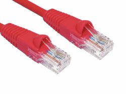 Cables Direct Cat6, 15m Netzwerkkabel Rot U/UTP [UTP] 