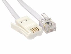 Cables Direct BT - RJ11 10m Weiß 