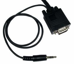 Cables Direct SVGA + 3.5mm 7m VGA-Kabel VGA [D-Sub] Schwarz 