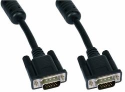 Cables Direct SVGA, 2m, M-M VGA-Kabel VGA [D-Sub] Schwarz 