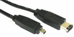 Cables Direct 3m firewire 6 Pin - 4 Pin 4-p 6-p Schwarz 