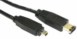Cables Direct CDL-140EE5M Firewire-Kabel 5 m 6-p 4-p Schwarz 