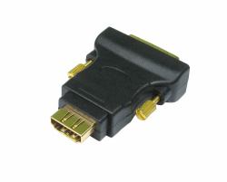 Cables Direct CDL-DV006 Kabeladapter DVI-D 19-p HDMI F Schwarz 