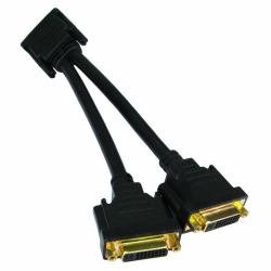 Cables Direct CDL-DV188 Kabelspalter oder -kombinator Schwarz 