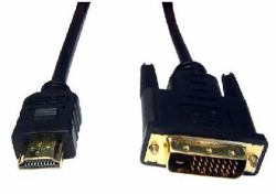 Cables Direct 10m HDMI-DVI-D Schwarz 