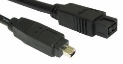 Cables Direct CDLIEE-1002-5M Firewire-Kabel 4-p 9-p Schwarz 