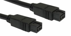 Cables Direct CDLIEE-1402 Firewire-Kabel 2 m 9-p Schwarz 