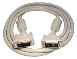 Cables Direct 2m DVI-D m/m DVI-Kabel Beige 