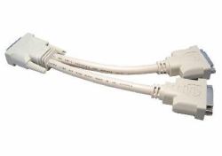 Cables Direct DV-188 DVI-Kabel 0,2 m DVI-D 2 x DVI Weiß 