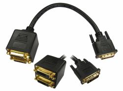 Cables Direct DV-2DVIFF DVI-Kabel 2 x DVI-D DVI-D Schwarz 