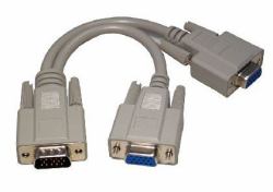 Cables Direct EX-088 Videosplitter VGA 2x VGA 