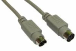Cables Direct EX-103 PS/2-Kabel 3 m 6-p Mini-DIN Grau 