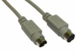 Cables Direct EX-110 PS/2-Kabel 10 m 6-p Mini-DIN Grau 