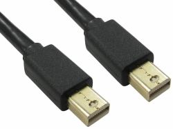 Cables Direct Mini DisplayPort, 0.5m 0,5 m Schwarz 