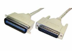 Cables Direct IEEE 1284 2m Paralleles Kabel Weiß 