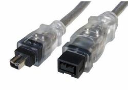 Cables Direct IEEE-100 Firewire-Kabel 2 m 9-p 6-p Schwarz 