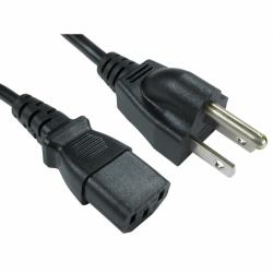 Cables Direct RB-291W Stromkabel Schwarz 2 m C13-Koppler 