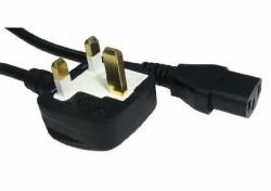 Cables Direct RB-307 Stromkabel Schwarz 10 m 