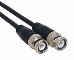 Cables Direct BNC - BNC, 1m Koaxialkabel Schwarz 